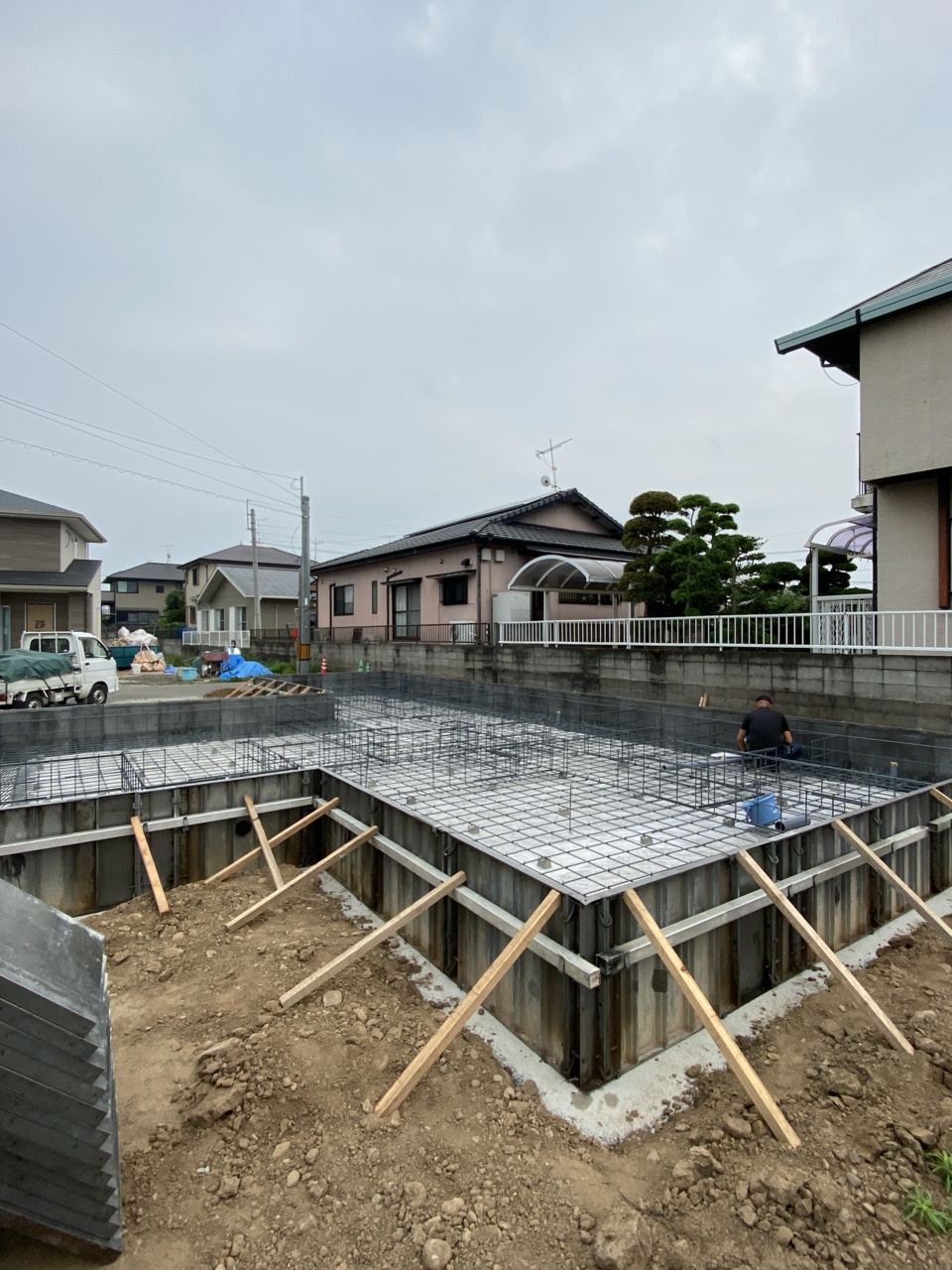 基礎工事着工①